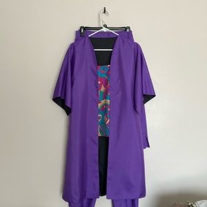 Five piece outfit! Patchington jacket, two tops,  one pant and one skirt